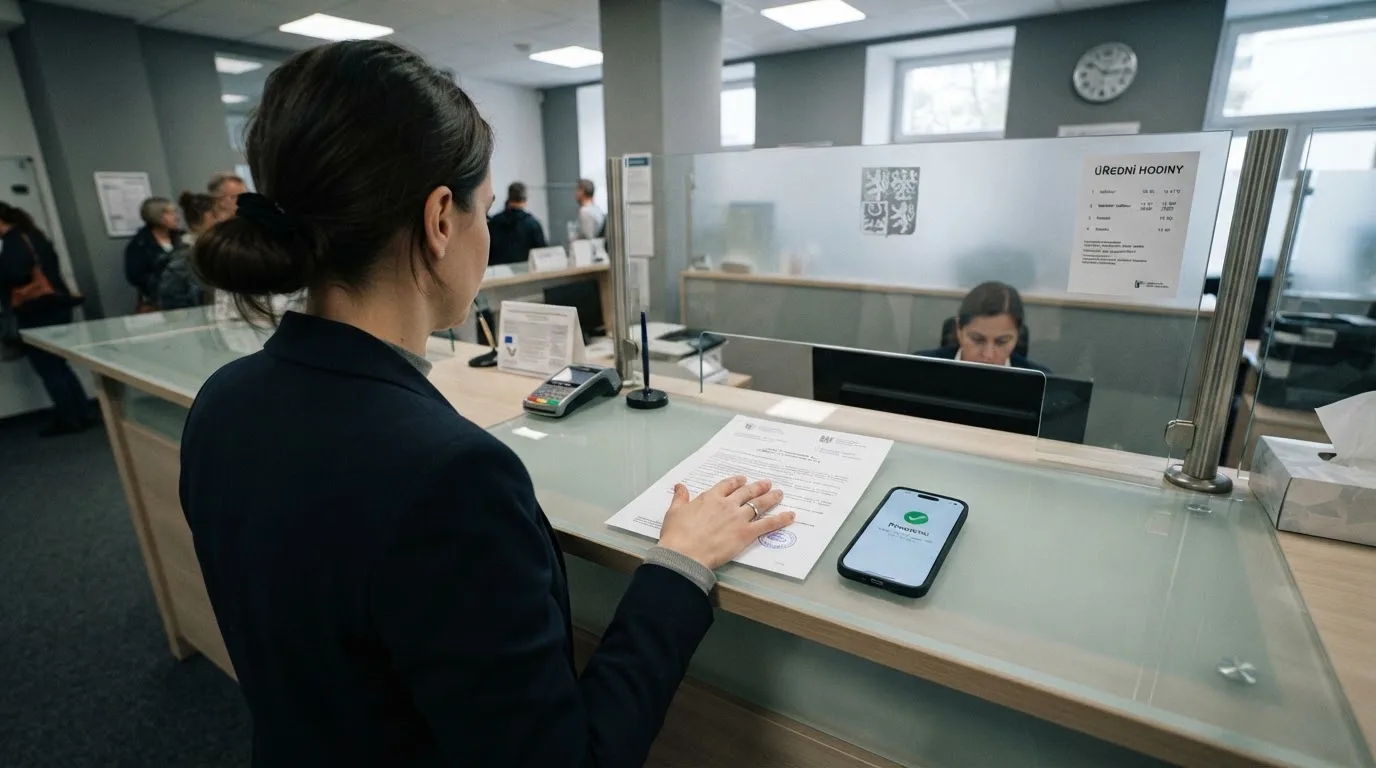 Oficiální dokument s razítkem Ministerstva financí ČR vedle loga licencovaného online casina
