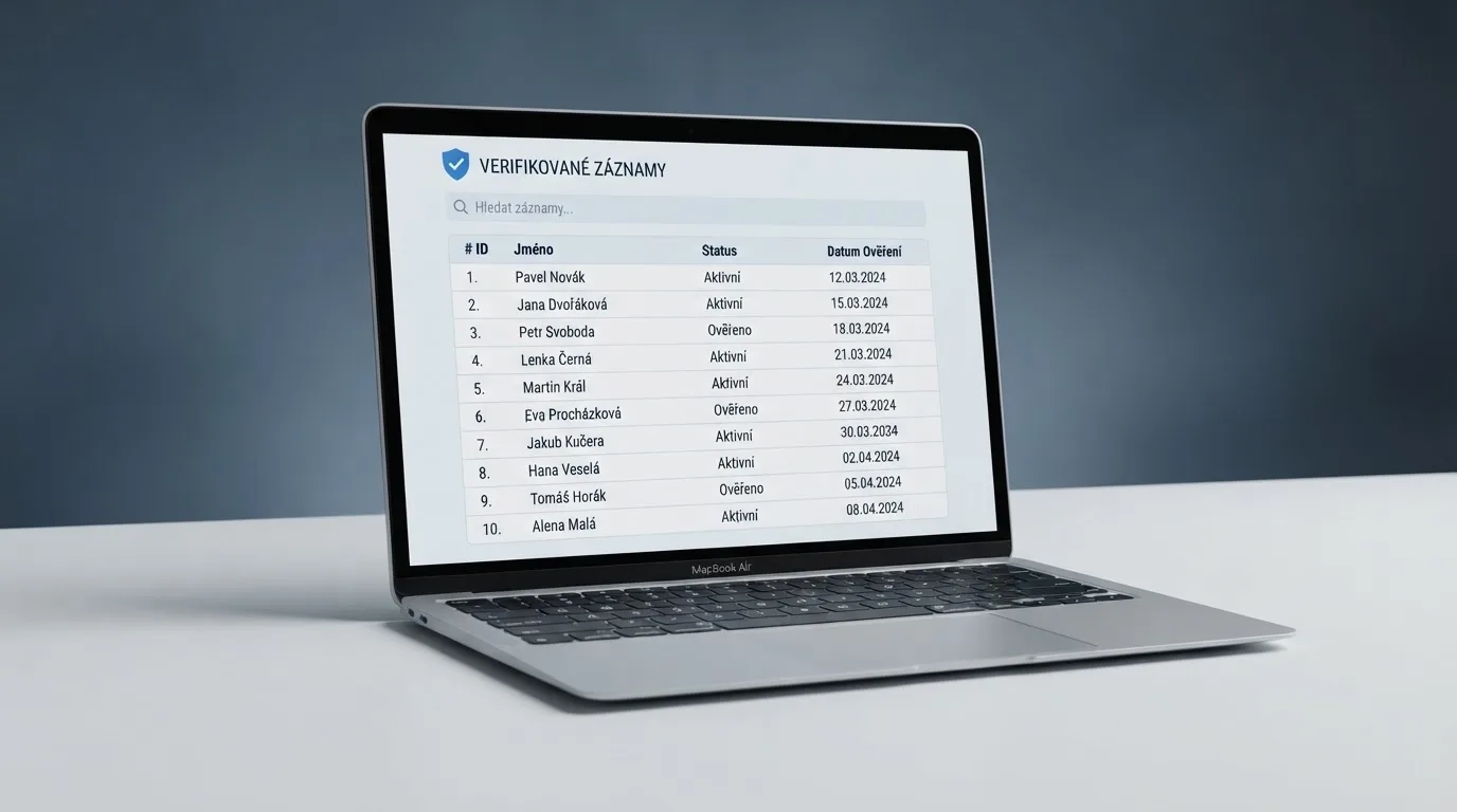 Výřez z oficiálního registru Ministerstva financí ČR se seznamem držitelů licence k provozování hazardních her