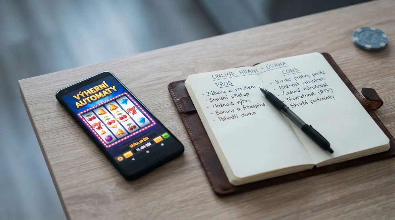 Rozložené mobilní telefony a tablety s logy českých legálních kasin na displejích